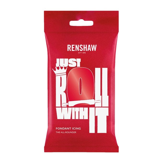 Renshaw Ready To Roll Poppy Red Icing 250g image number 1