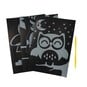 Owl Scratch Art 3 Pack image number 1