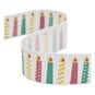 Colourful Candles Satin Ribbon 19mm x 4m image number 1