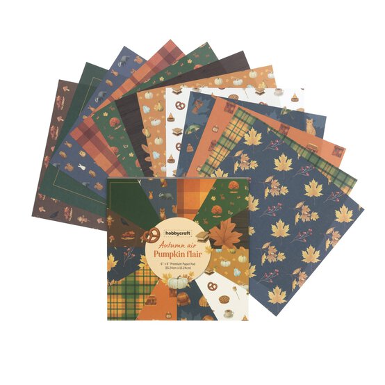 Autumn Air 6 x 6 Inches Paper Pad 24 Sheets image number 1