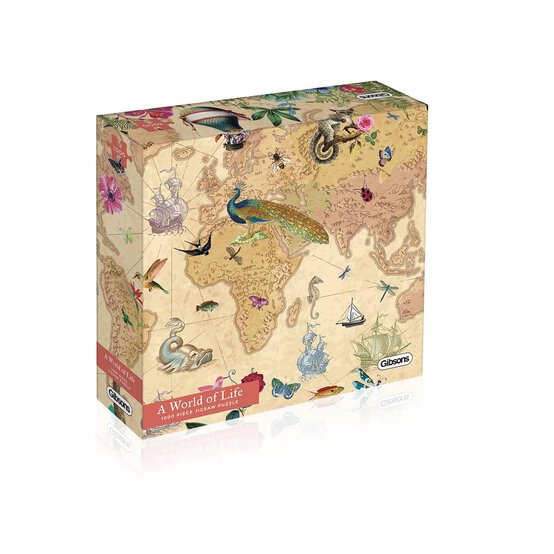 Gibsons World of Life Jigsaw Puzzle 1000 Pieces image number 1