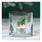 Christmas Tree Glass Tealight Holder 10cm image number 2