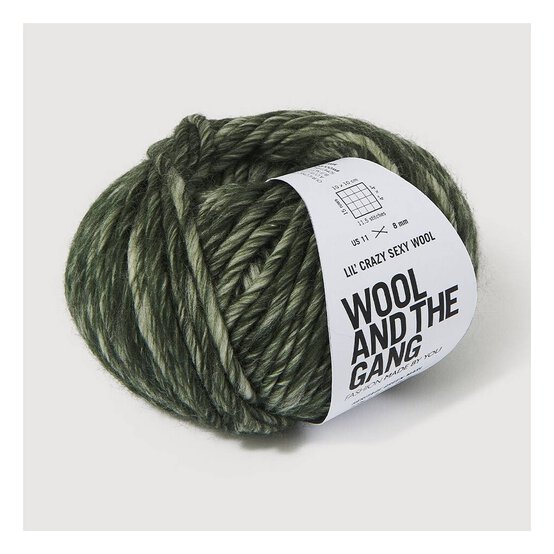 Wool and the Gang Heritage Green Lil&rsquo; Crazy Sexy Wool Marl 100g image number 3