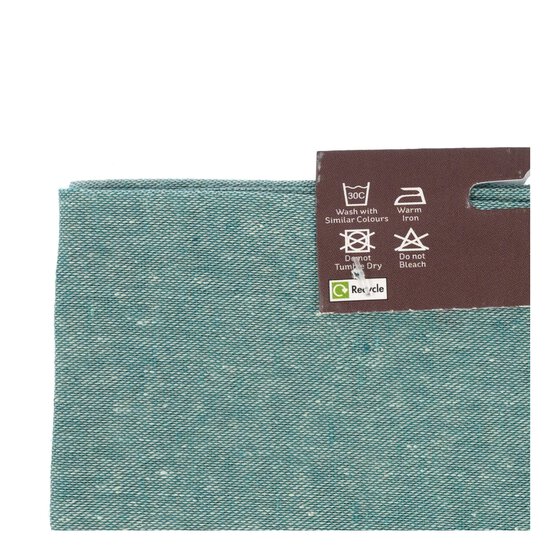 Green Cotton Tote Shopping Bag 40cm x 38cm image number 5