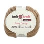 Knitcraft Beige Marl Cosy On Up Yarn 200g image number 1