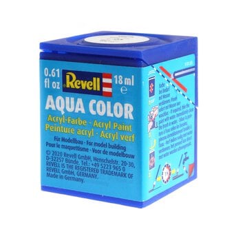 Revell White Matt Aqua Colour Acrylic Paint 18ml (105) image number 3