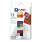 Fimo Leather Effect Modelling Clay 25g 12 Pack image number 1