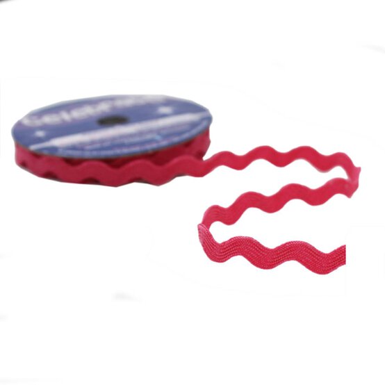 Hot Pink Ric Rac Ribbon 6mm x 4m image number 3