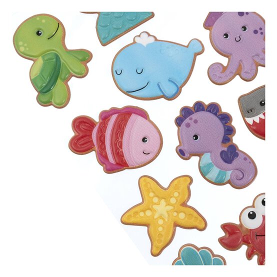 Sea Friend Puffy Stickers  image number 3