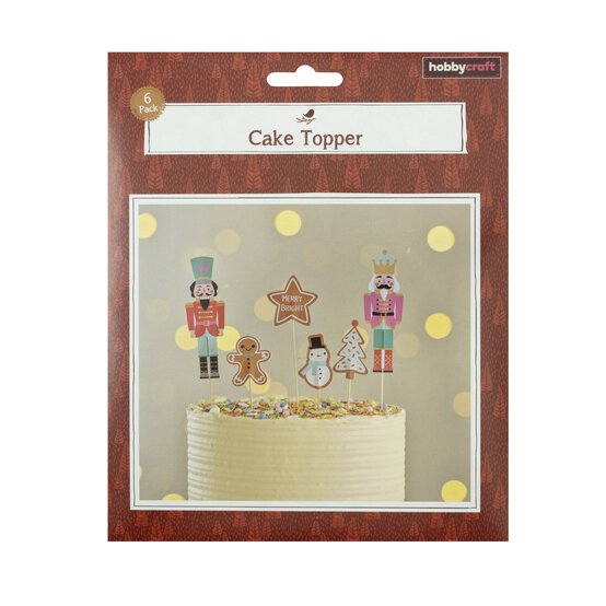 Nutcracker Cake Toppers 6 Pack  image number 5
