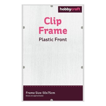 Plastic Clip Frame 50cm x 75cm