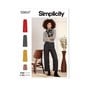 Simplicity Trousers and Shorts Sewing Pattern S9647 (6-14) image number 1