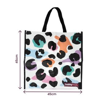 Abstract Leopard Woven Bag for Life image number 4