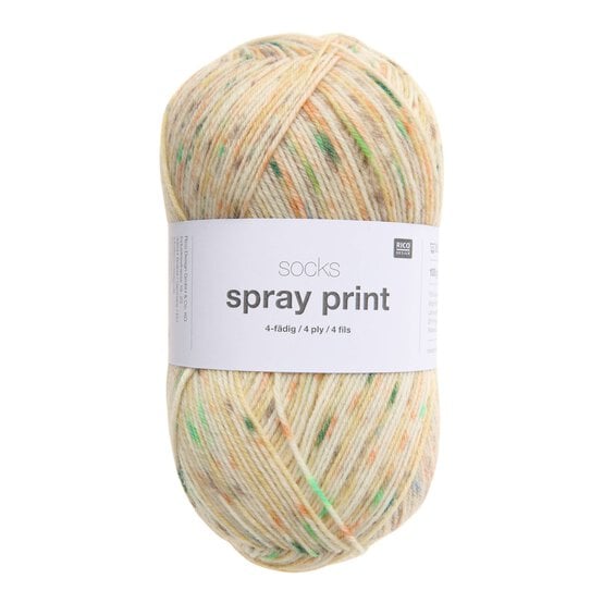 Rico Sunflower Socks Spray Paint 4 Ply 100g image number 1