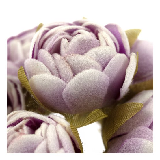 Lilac Round Petite Flower Picks 6 Pieces  image number 3