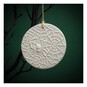 Hanging Ceramic Spider&rsquo;s Web Decoration 9cm image number 1