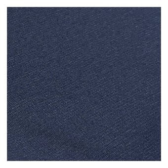 Navy Poly Viscose Ponte Roma Fabric by the Metre image number 2