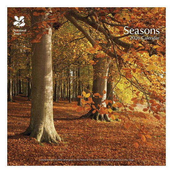 National Trust Seasons Wall Calendar 2026 image number 1
