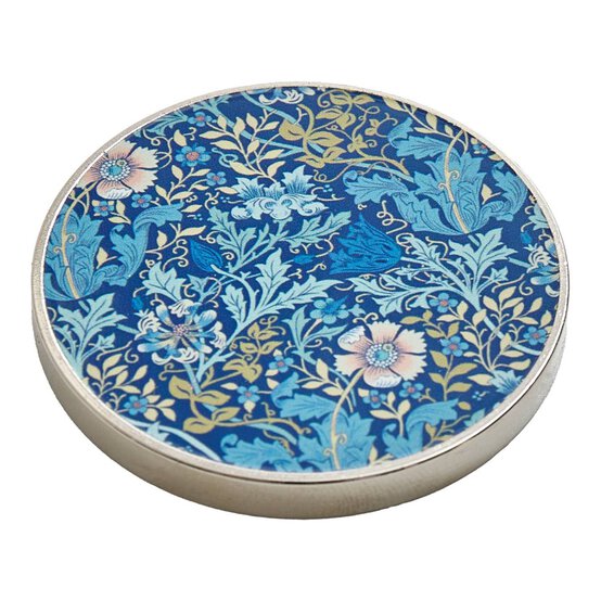 Blue Woodblock Floral Fabric Weights 2 Pack image number 2