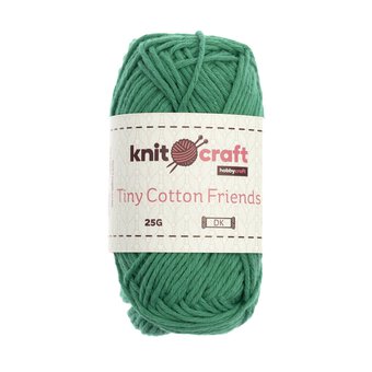 Knitcraft Kelly Green Tiny Cotton Friends Yarn 25g