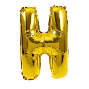 Gold Happy Birthday Foil Balloon Set image number 2