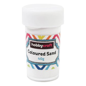 White Coloured Sand 40g