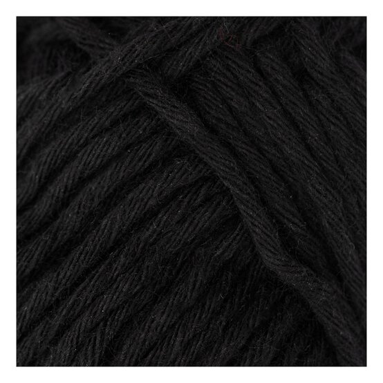 Knitcraft Black Tiny Cotton Friends Yarn 25g image number 2