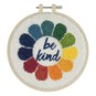Trimits Be Kind Embroidery Punch Needle Hoop Kit image number 1