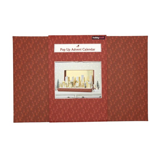 Gold Christmas Village Pop-Up Advent Calendar image number 5