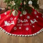 Cricut: How to Make a Personalised Tree Skirt with Iron-on image number 1
