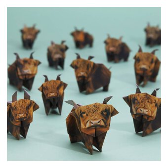 Pikiii Fold Your Own Highland Cows Kit