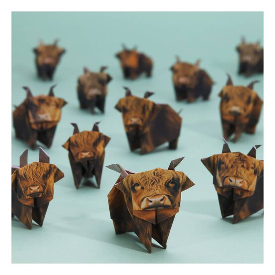 Pikiii Fold Your Own Highland Cows Kit image number 2