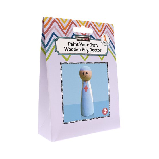 Paint Your Own Wooden Peg Doctor Kit image number 1