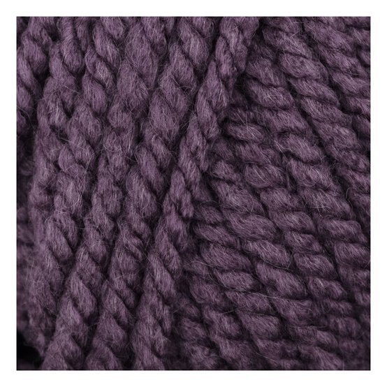 Knitcraft Purple Everyday Super Chunky Yarn 100g image number 2