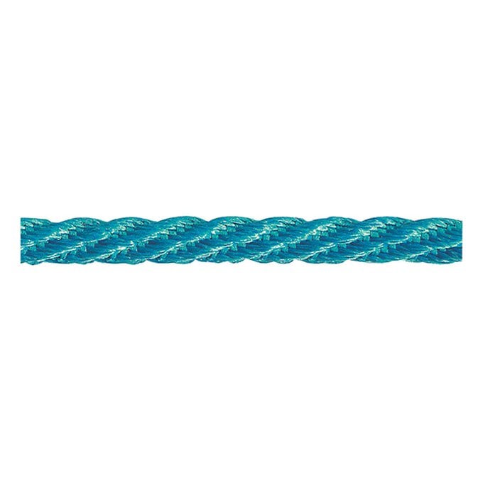 Berisfords Malibu Blue Barley Twist Rope by the Metre image number 1