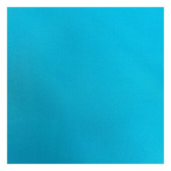 Turquoise Cotton Homespun Fabric by the Metre image number 2