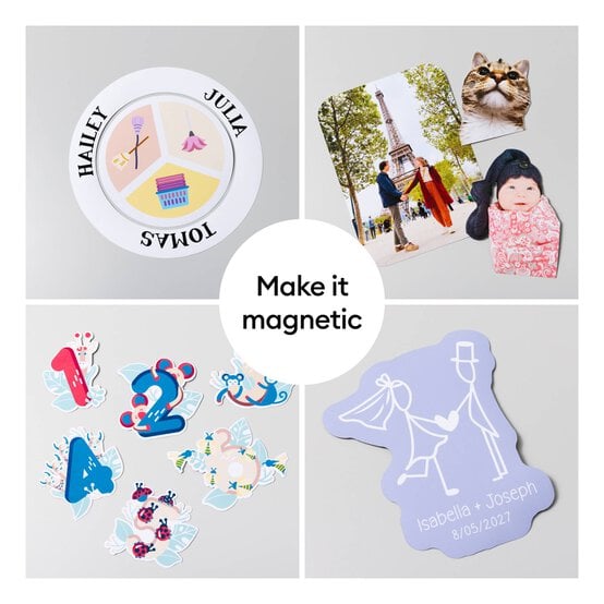 Cricut White Printable Magnet Sheets 8.5 x 11 Inches 3 Pack image number 3
