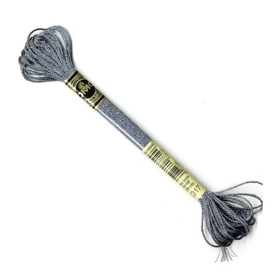 DMC Mouline Titanium Light Effects Embroidery Thread 8m (E317) image number 1