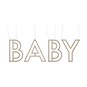 Ginger Ray Wooden Baby Hanging Decoration image number 1