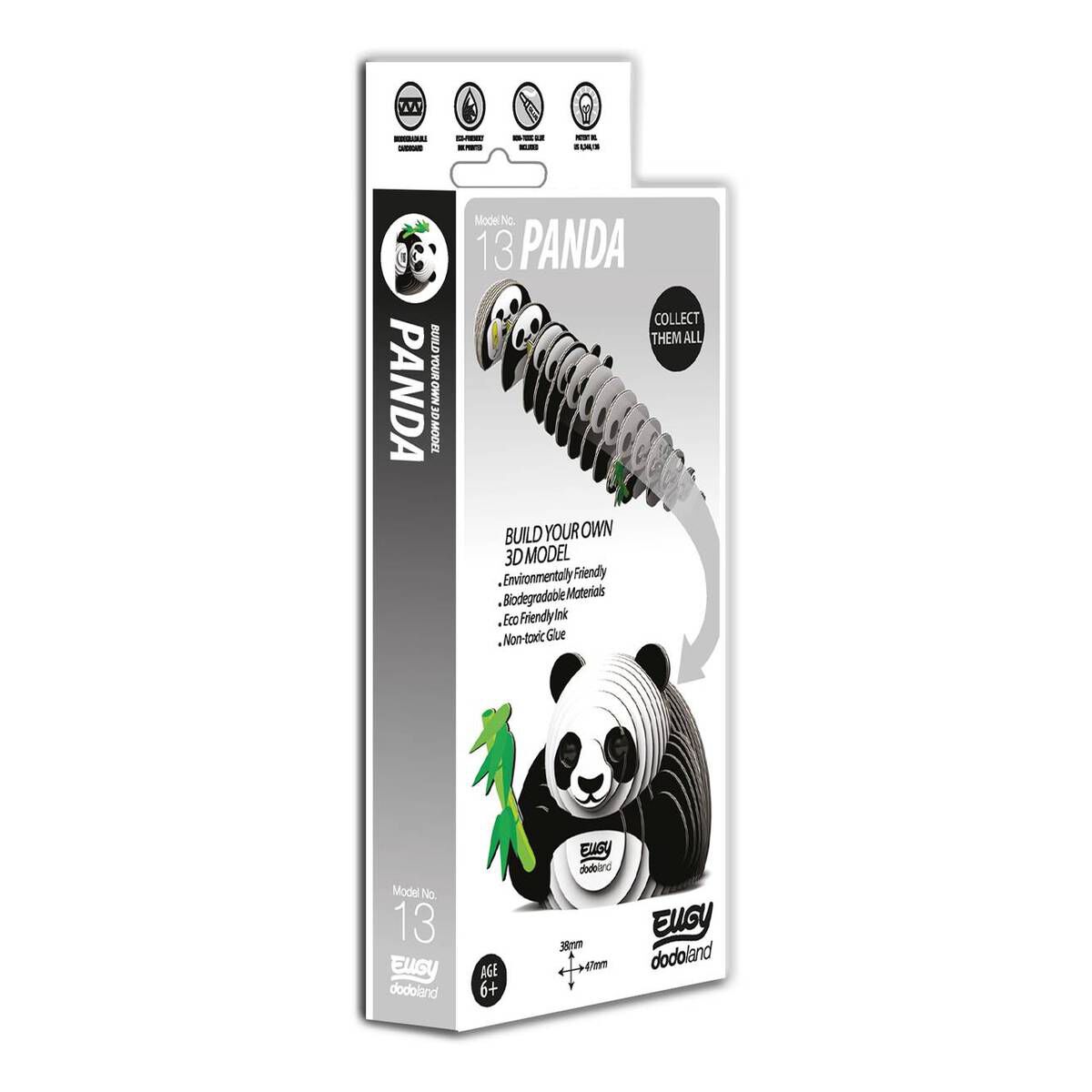 EUGY Panda 3D Craft Kit 
