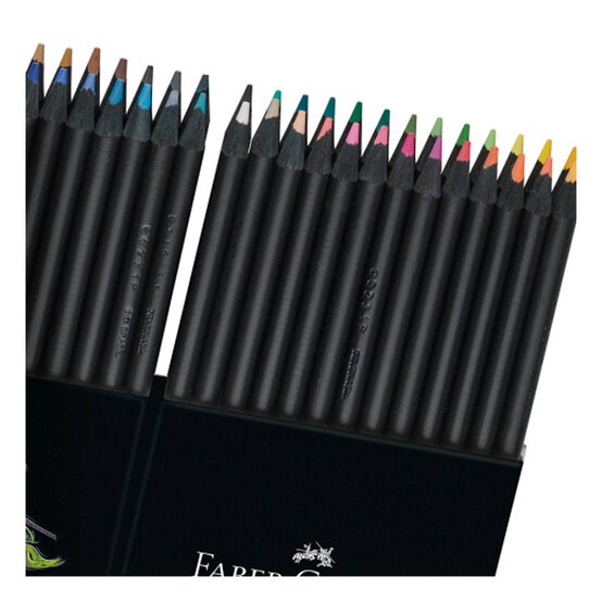 Faber-Castell Assorted Black Edition Colour Pencils 50 Pack  image number 4