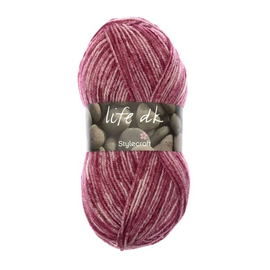Stylecraft Raspberry Wash Life DK 100g image number 1
