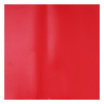 Red Leatherette Fabric by the Metre