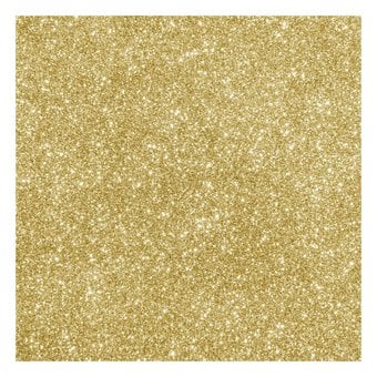 Cricut Joy Gold Glitter Smart Iron-On 5.5 x 19 Inches