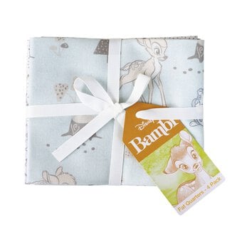 Disney Bambi Cosy Time Cotton Fat Quarters 4 Pack