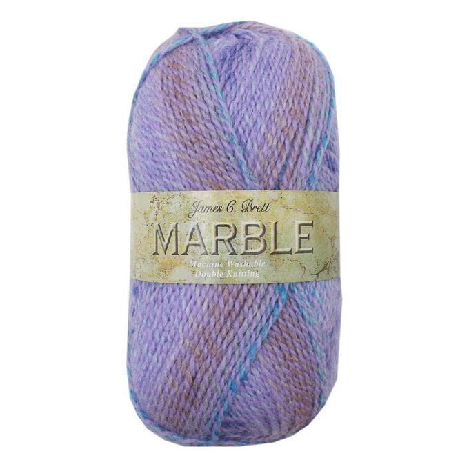 James C Brett Purple Marble DK Yarn 100g image number 1