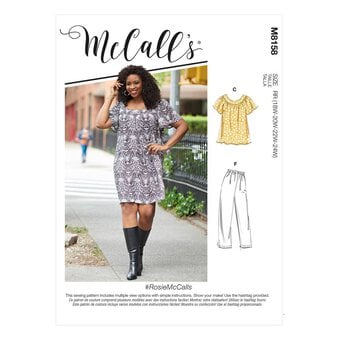 McCall’s Rosie Women’s Set Sewing Pattern M8158 (26-32)