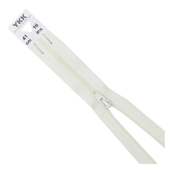 YKK Ivory Dress and Skirt Zip 41cm image number 1