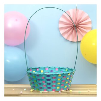 Large Multicolour Easter Basket  