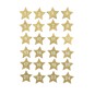 Gold Advent Star Stickers 24 Pack  image number 1